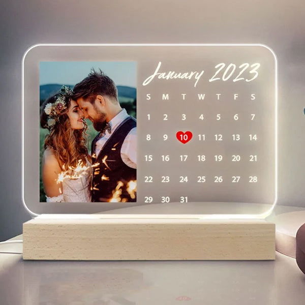 Calendar LED Lamp - Duad (ض)