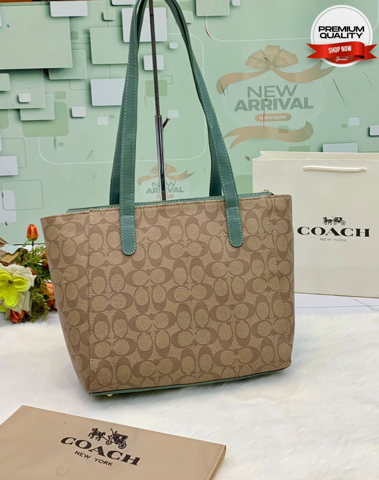 Coach Tote Handbag - Duad (ض)