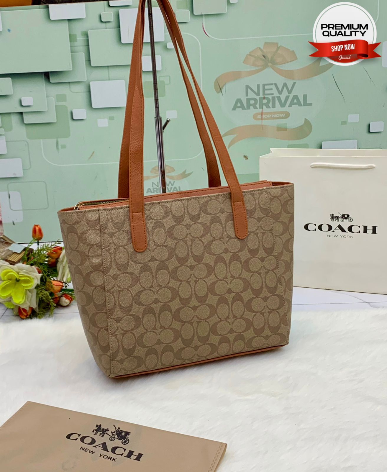 Coach Tote Handbag - Duad (ض)