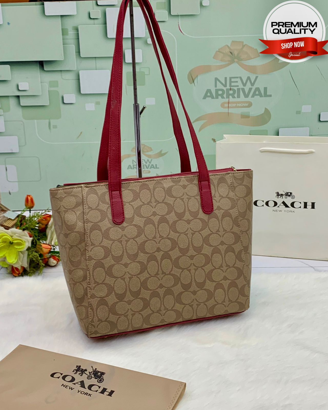 Coach Tote Handbag - Duad (ض)