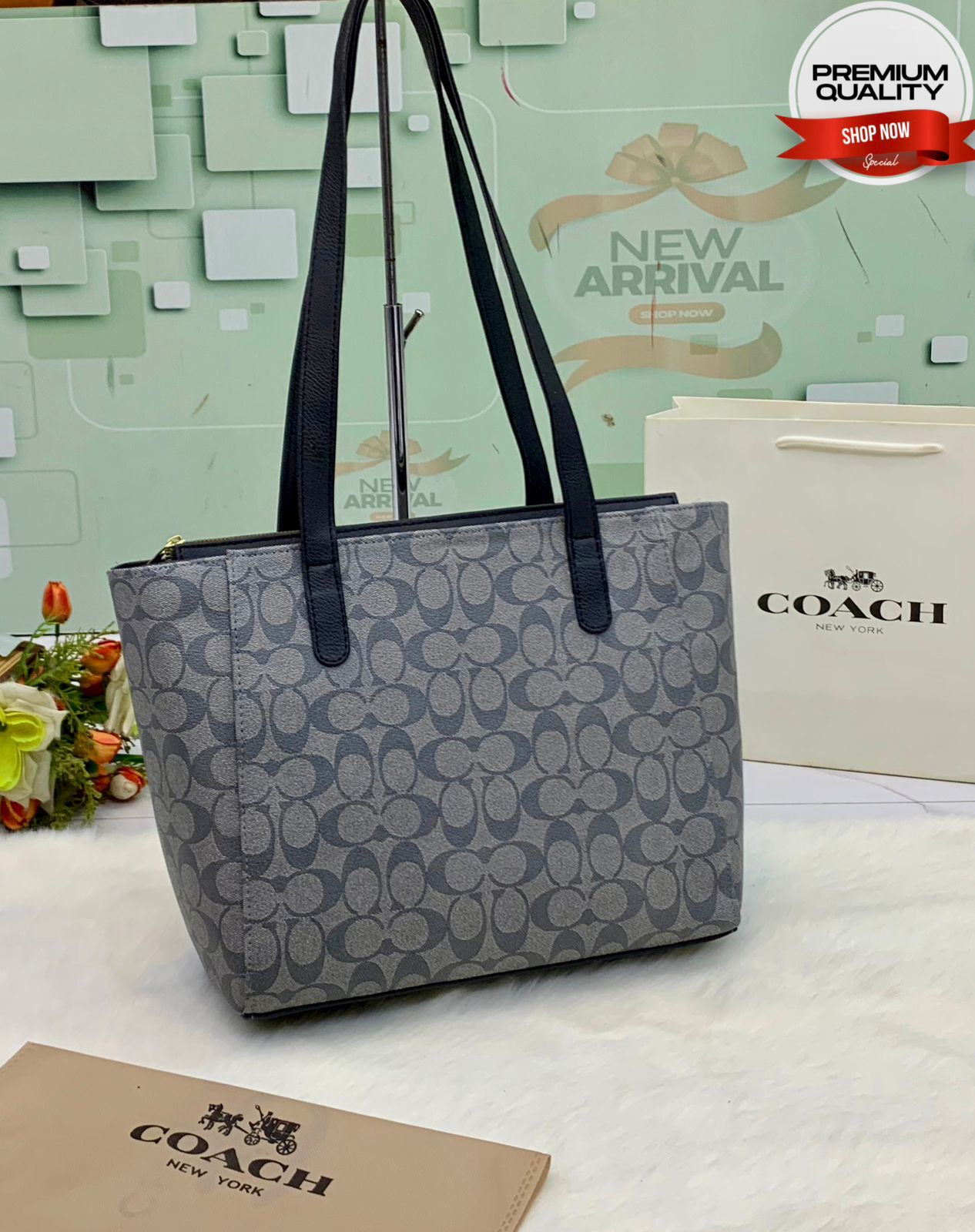 Coach Tote Handbag - Duad (ض)