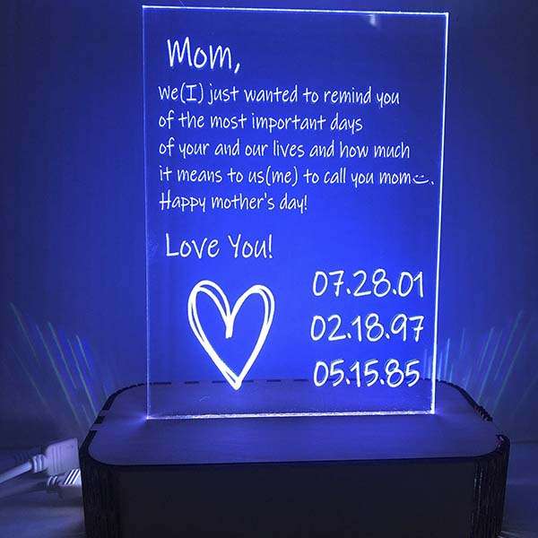 Custom Message LED Lamp - Duad (ض)