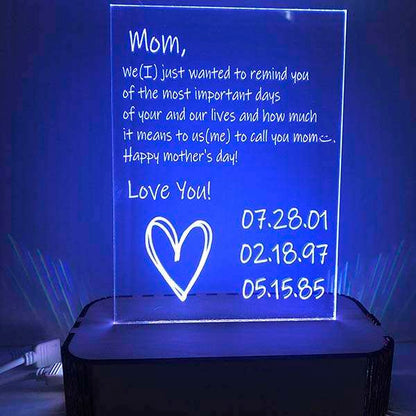 Custom Message LED Lamp - Duad (ض)