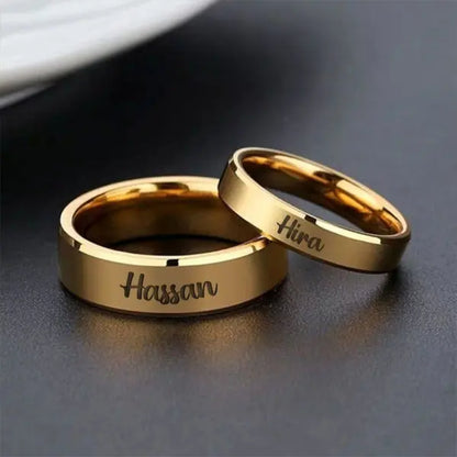 Engraved Name Ring - Duad (ض)