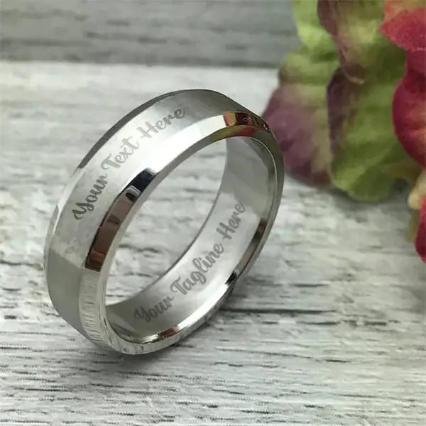 Engraved Name Ring - Duad (ض)