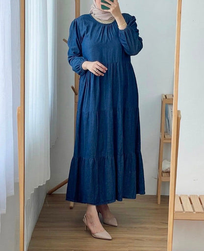 Eshaal Denim Abaya - Duad (ض)