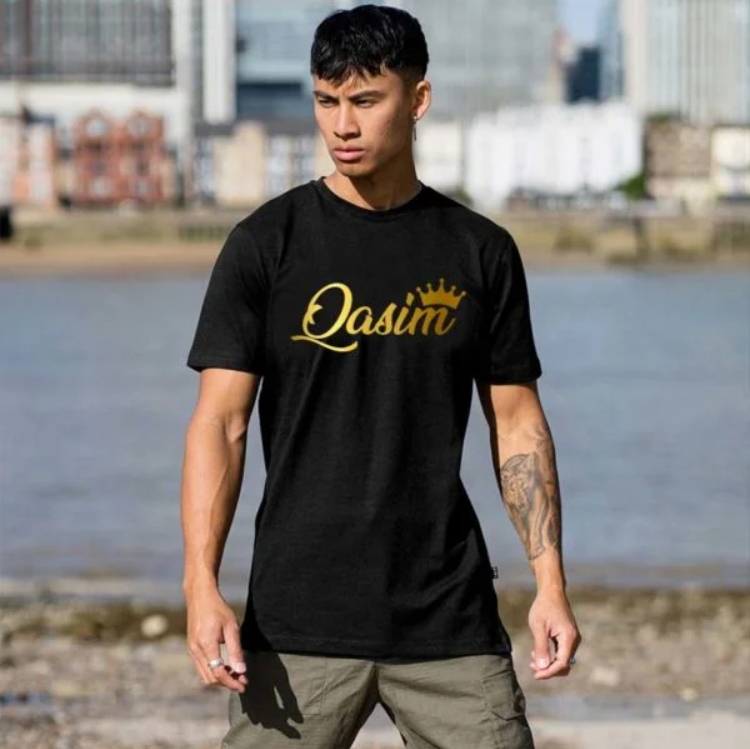 Golden Foil Name T-Shirt - Duad (ض)