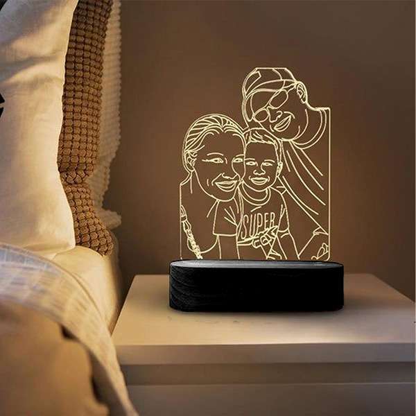 Picture 3D LED Lamp - Duad (ض)