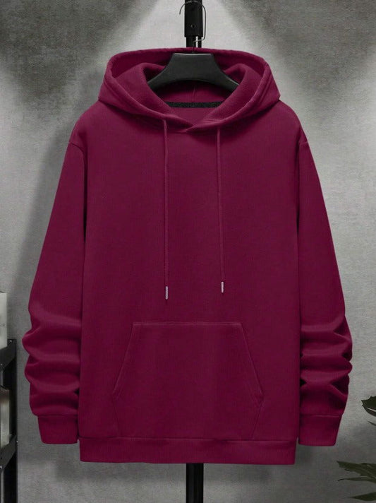 Plain Maroon Hoodie - Duad (ض)