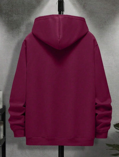 Plain Maroon Hoodie - Duad (ض)