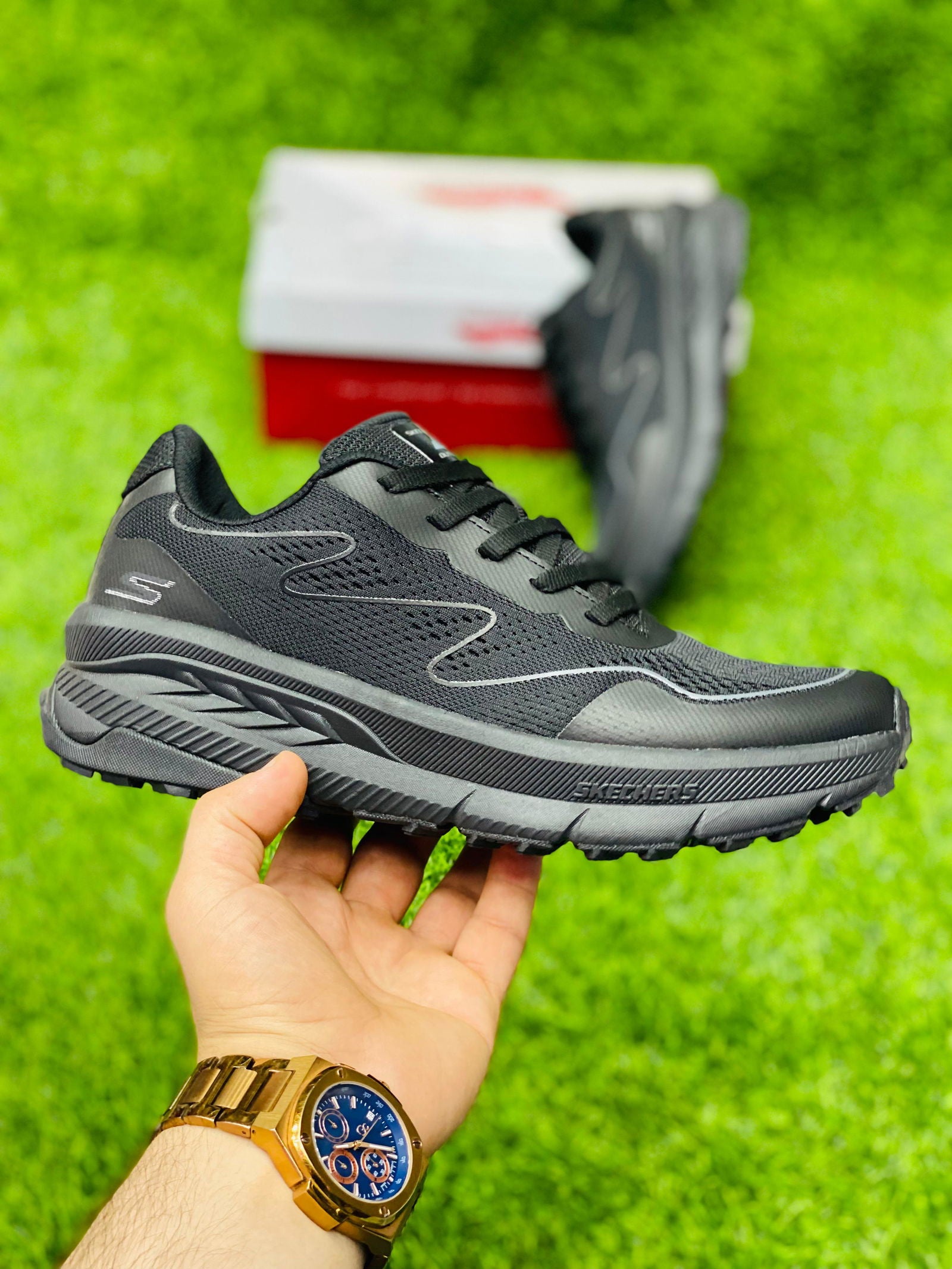 Skechers GOwalk Black - Duad (ض)