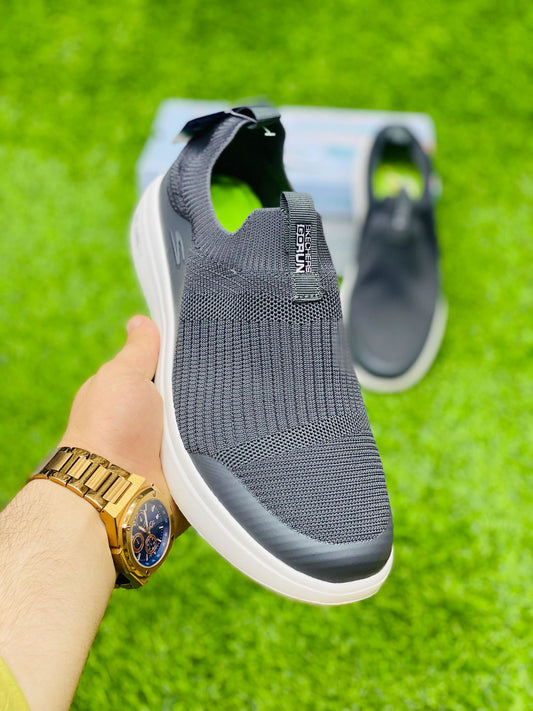 Skechers Relaxed Fit Grey - Duad (ض)